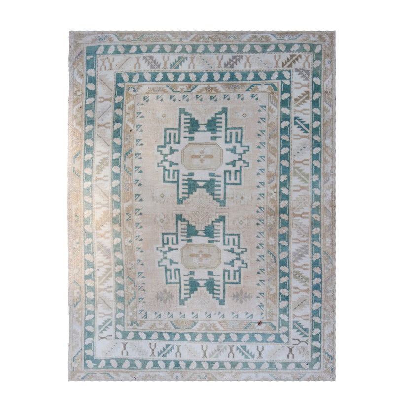 ER07 Handwoven Vintage Rug 4'7x6'7