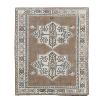 ER13 Handwoven Vintage Rug 4'7x6'2
