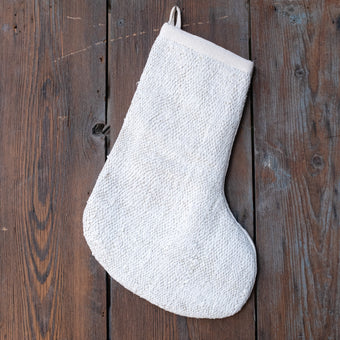 No. 307 Christmas Vintage Hemp Stocking