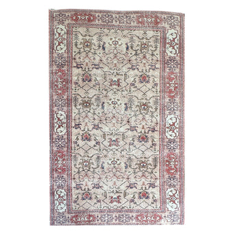 3547 Handwoven Vintage Rug 5'1x9
