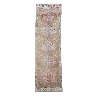 MA04 Handwoven Vintage Rug 2’6x10