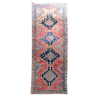 MA05 Handwoven Vintage Rug 3’3x9’10