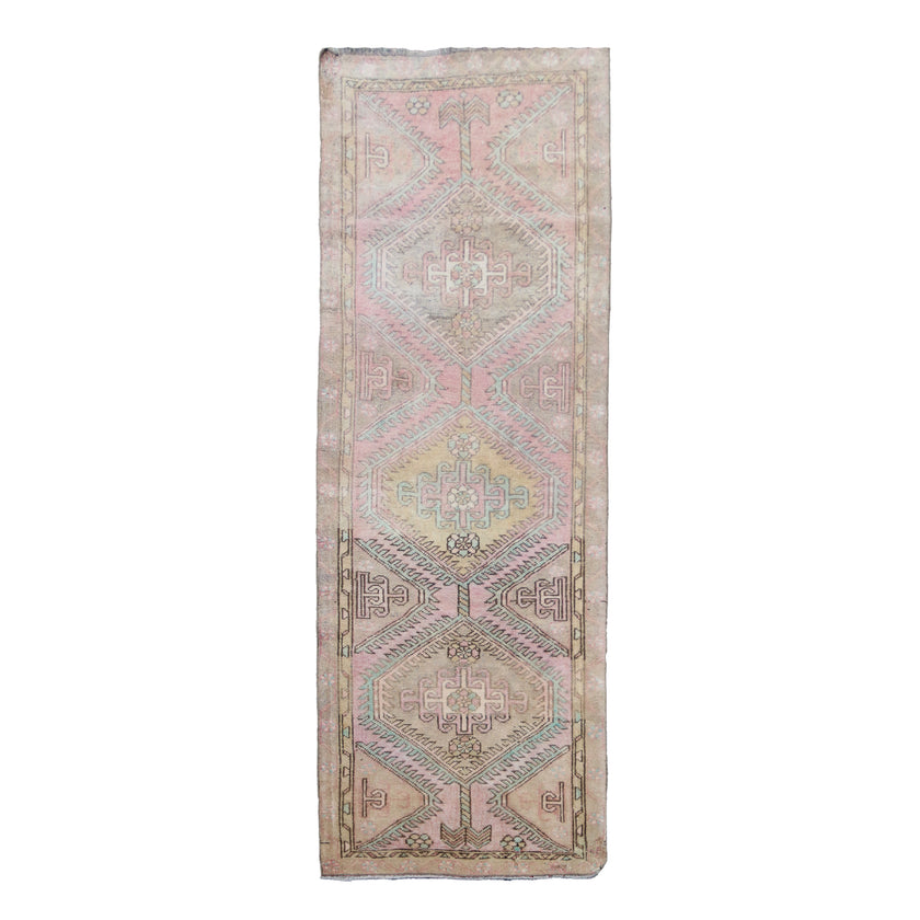 MA06 Handwoven Vintage Rug 3x10’4