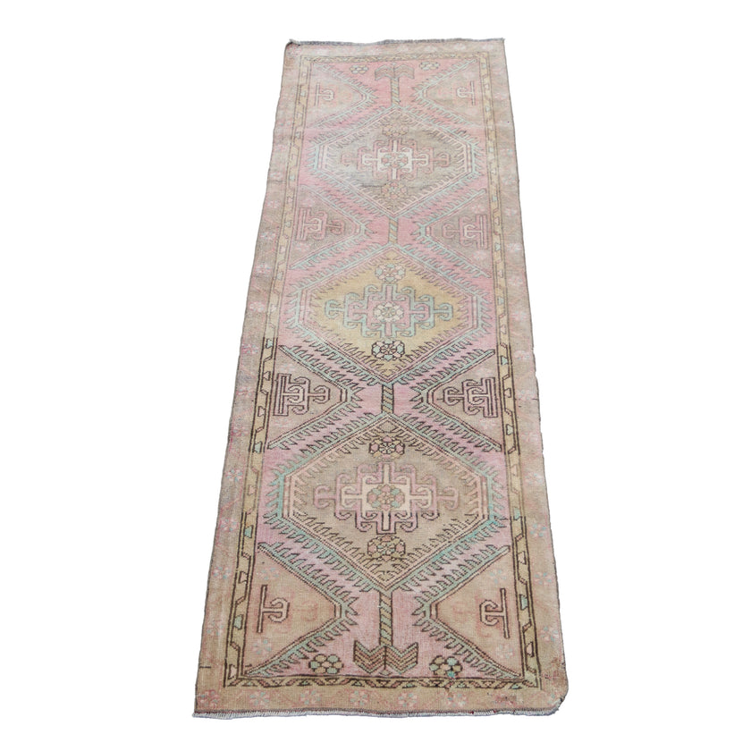 MA06 Handwoven Vintage Rug 3x10’4