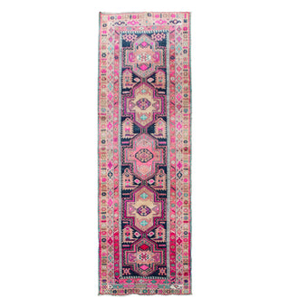 MA31 Handwoven Vintage Rug 3’4x10'8