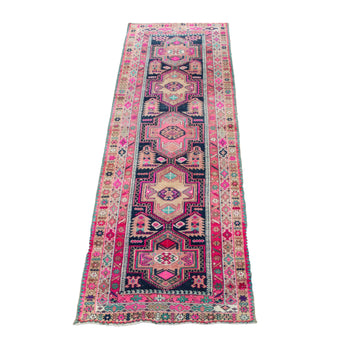 MA31 Handwoven Vintage Rug 3’4x10'8