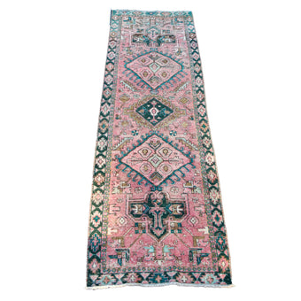 MA32 Handwoven Vintage Rug 3’7x12’2