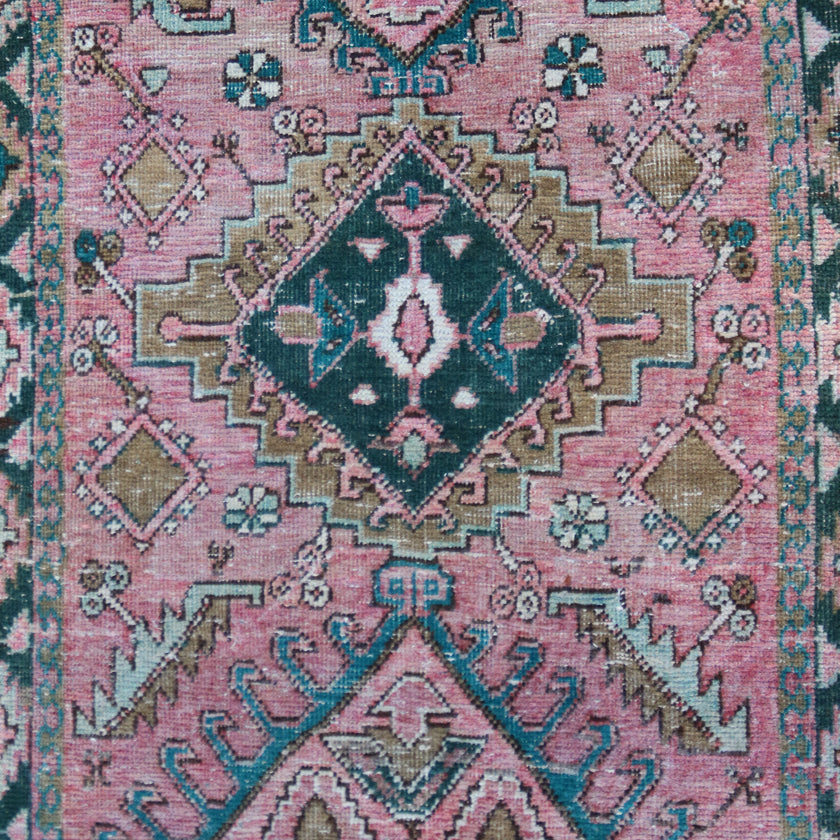 MA32 Handwoven Vintage Rug 3’7x12’2