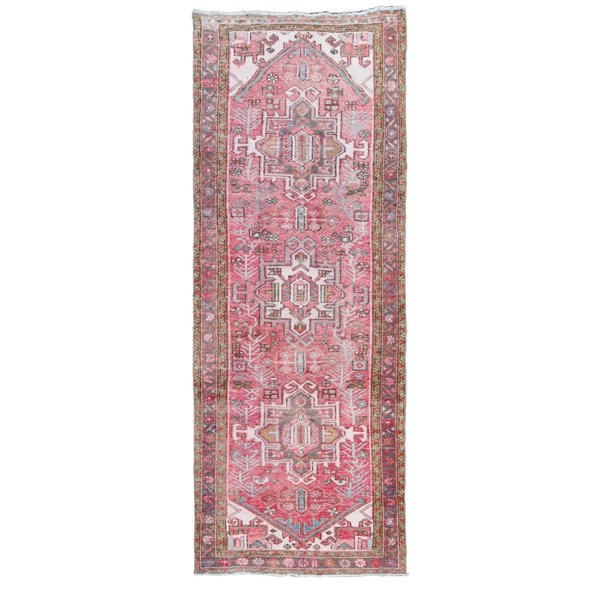 ON HOLD MA35 Handwoven Vintage Rug 3’2x10'4