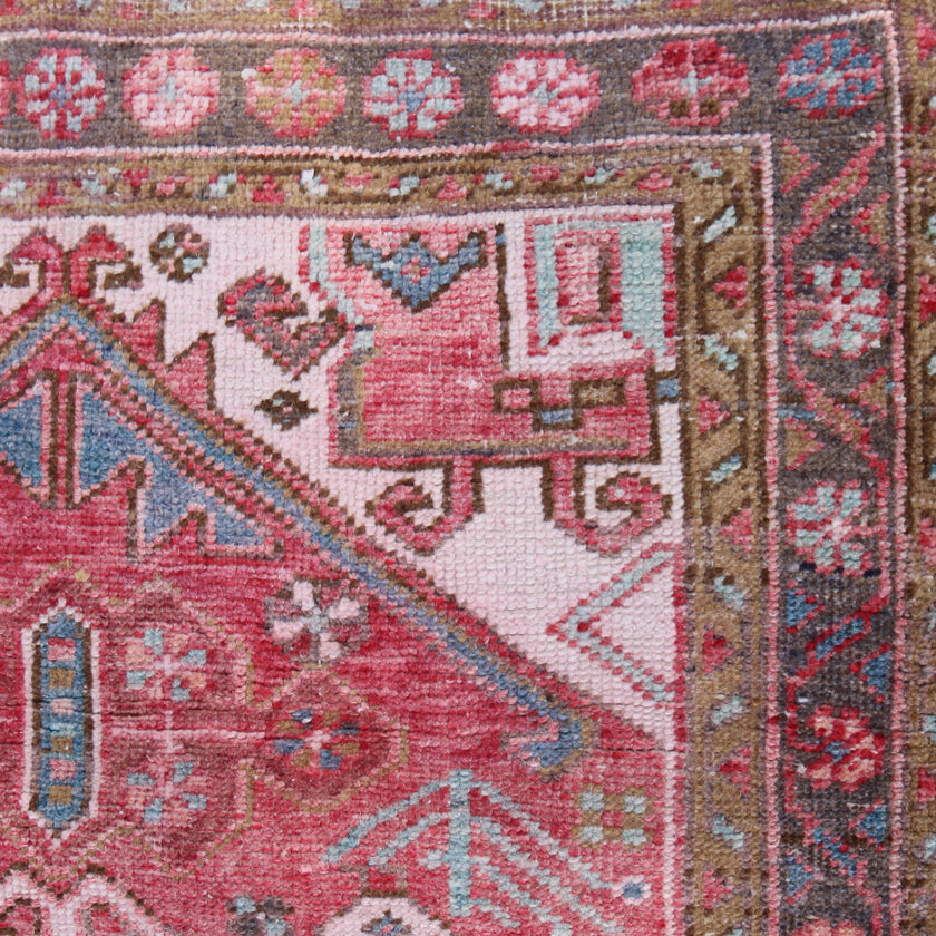 ON HOLD MA35 Handwoven Vintage Rug 3’2x10'4
