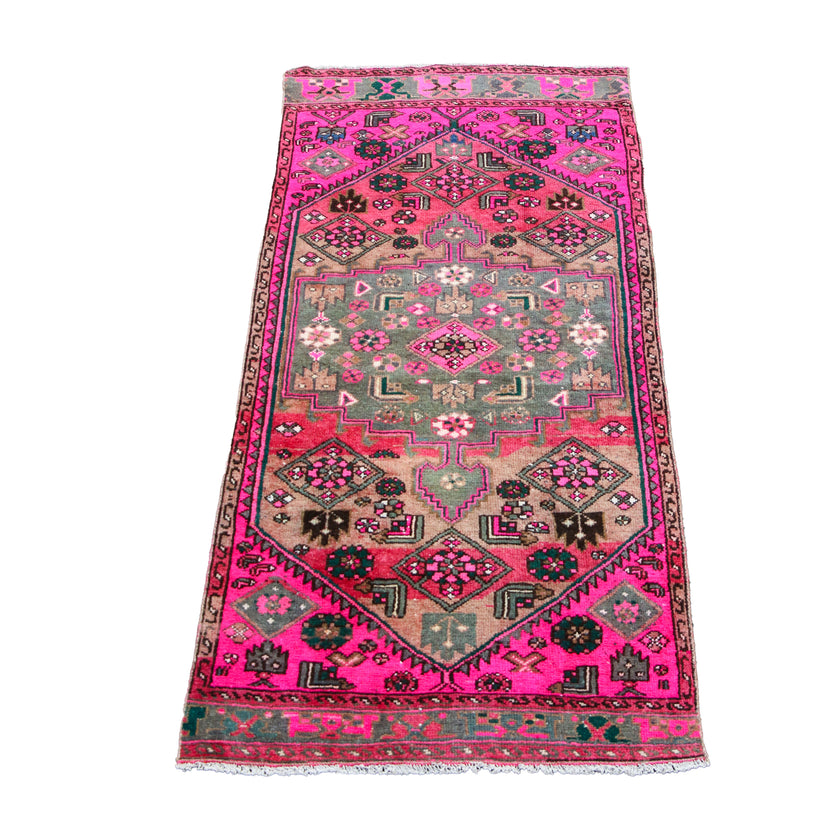 MA37 Handwoven Vintage Rug 3x6’11