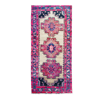 MA38 Handwoven Vintage Rug 3’9x10’8