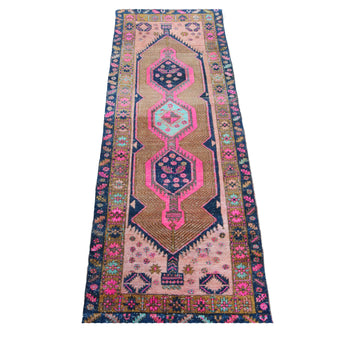 MA45 Handwoven Vintage Rug 3'7x10'3