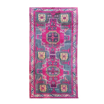 MA48 Handwoven Vintage Rug 4'3x9'10