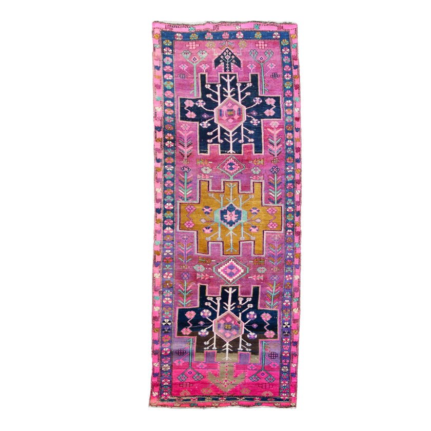 MA53 Handwoven Vintage Rug 3'6x10'6