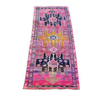 MA53 Handwoven Vintage Rug 3'6x10'6