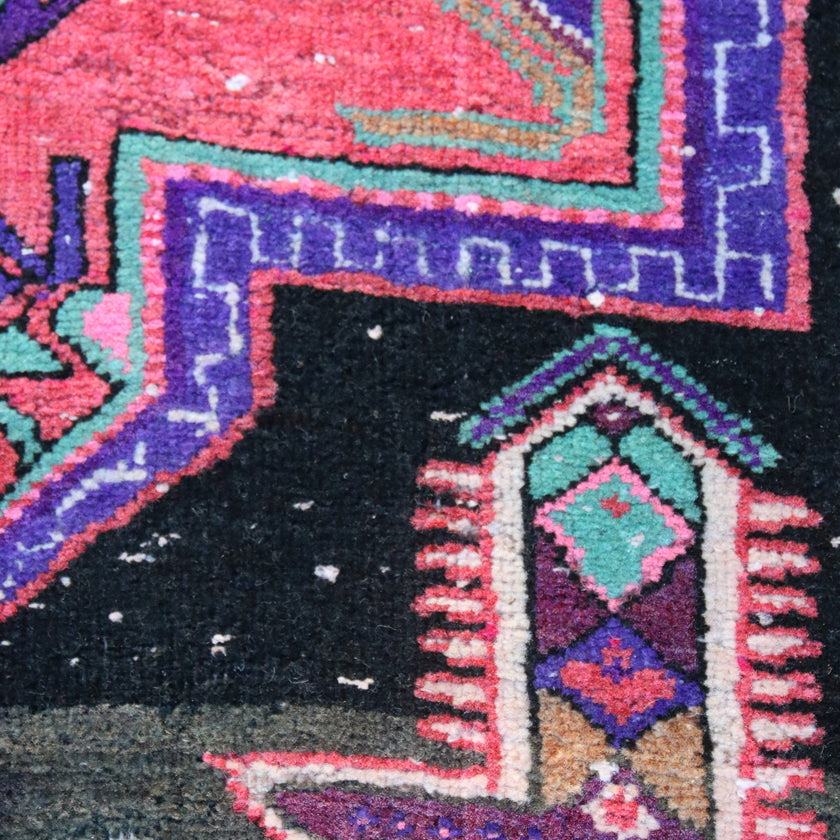 MA60 Handwoven Vintage Rug 3'8x11'4