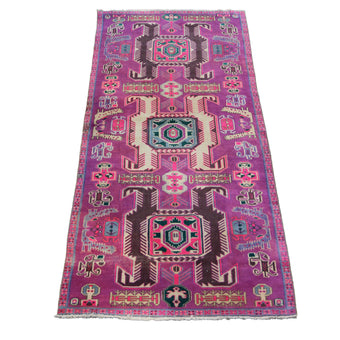 MA84 Handwoven Vintage Rug 3'10x9'8