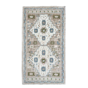 MB105 Handwoven Vintage Rug 1’9x3'1