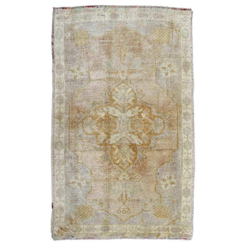MB250 Handwoven Vintage Rug 1’11 x 3'2