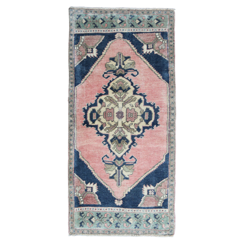 MB255 Handwoven Vintage Rug 1'10 x 3’11