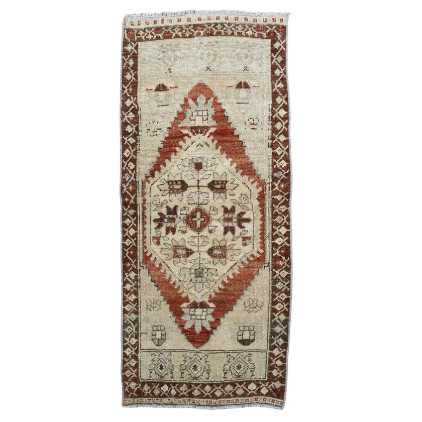 MB258 Handwoven Vintage Rug 1'6 x 3’7