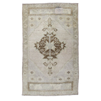 MB277 Handwoven Vintage Rug 1'9 x 2’11