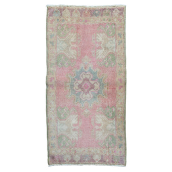 MB279 Handwoven Vintage Rug 1'10 x 3’9