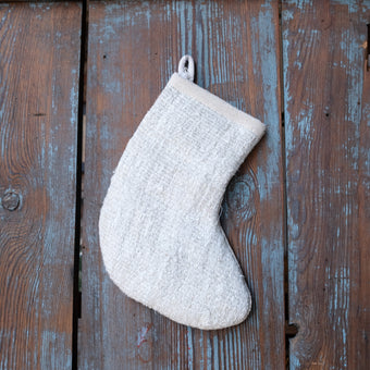 No. 328 Mini Size Christmas Vintage Hemp Stocking