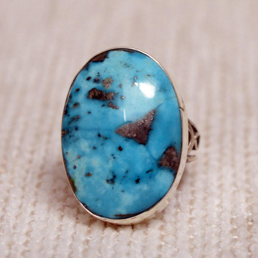 Handmade Silver & Turquoise Ring 01