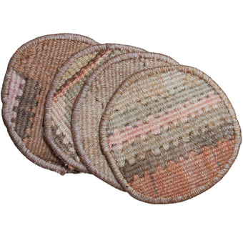 Kilim Coasters #15 | Set of 4