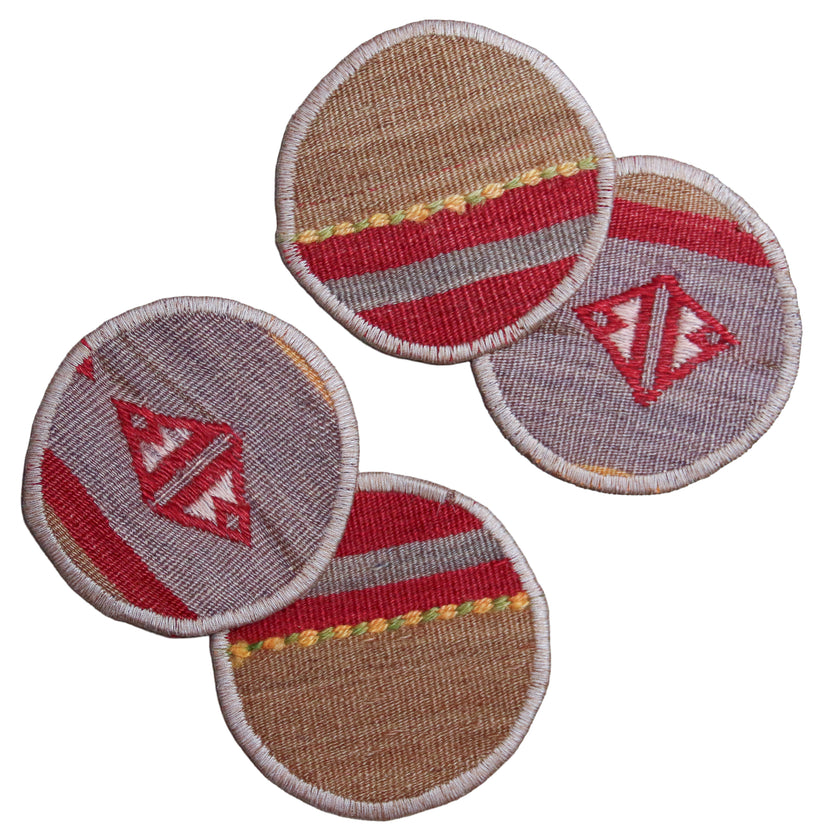 Kilim Coasters #16 | Set of 4