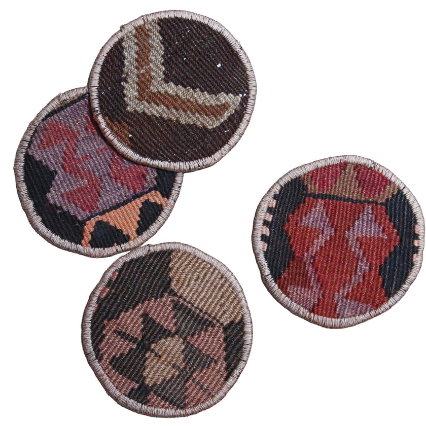 Kilim Coasters #17 | Set of 4