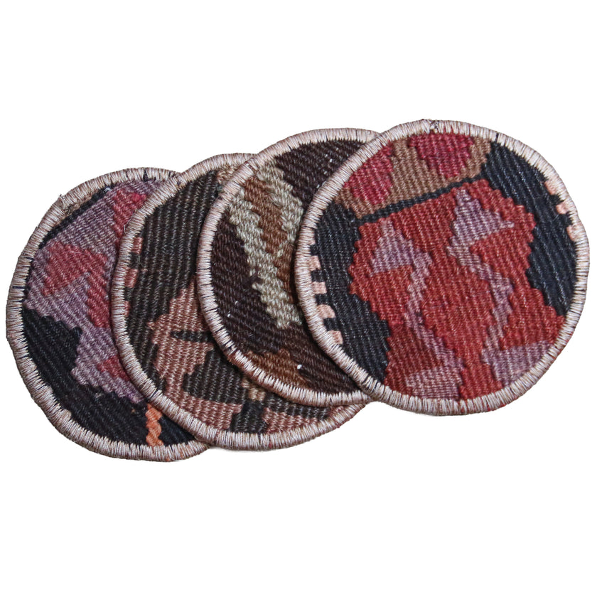 Kilim Coasters #17 | Set of 4