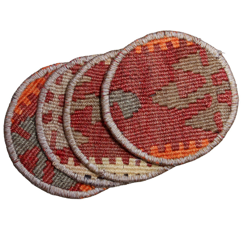 Kilim Coasters #25 | Set of 4