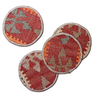 Kilim Coasters #25 | Set of 4