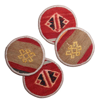 Kilim Coasters #34 | Set of 4