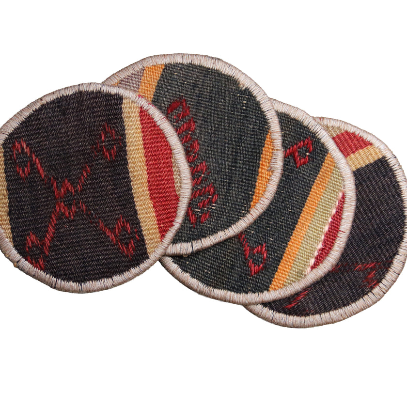 Kilim Coasters #08 | Set of 4