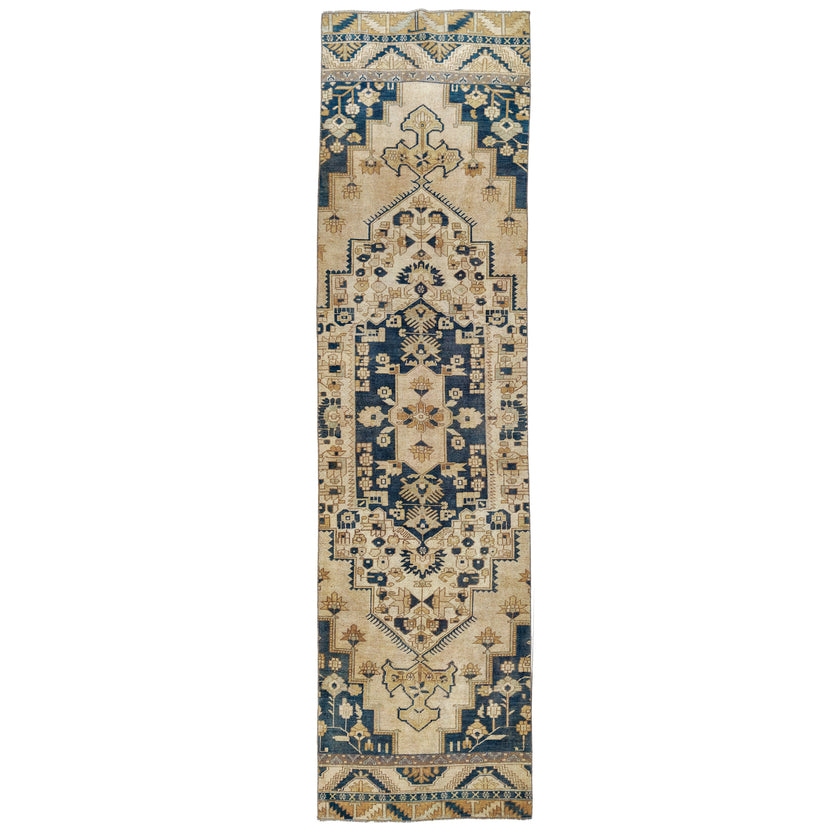 Z1001 Handwoven Vintage Rug 3 x 11’1