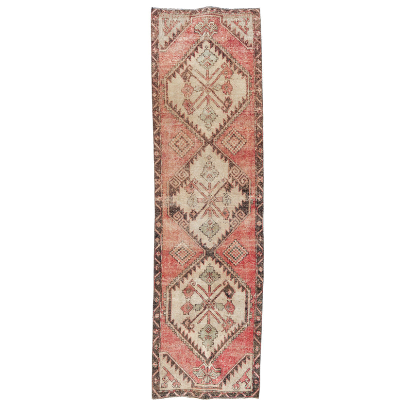 Z1003 Handwoven Vintage Rug 2'11 x 10’3