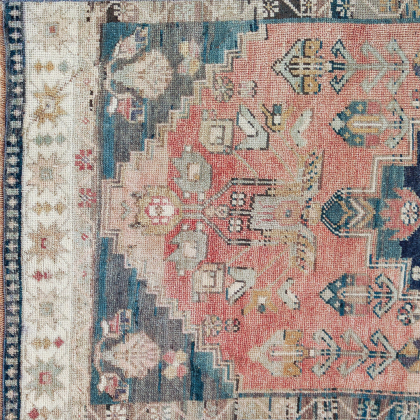 Z1007 Handwoven Vintage Rug 3’2 x 8