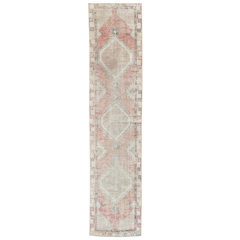 Z1009 Handwoven Vintage Rug 2'4 x 10’9