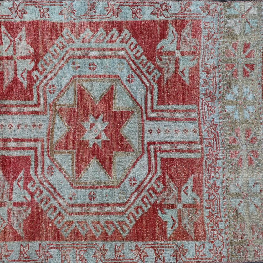 ON HOLD ACQ Z100 Handwoven Vintage Rug 2’9x10’9