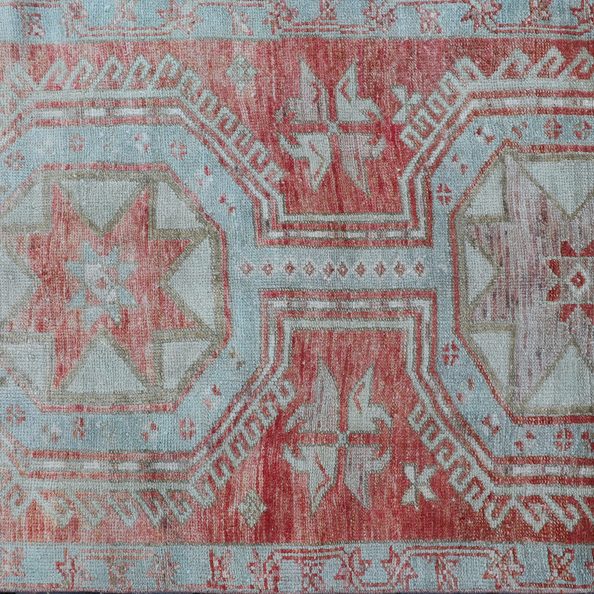 ON HOLD ACQ Z100 Handwoven Vintage Rug 2’9x10’9