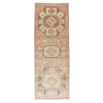 Z1021 Handwoven Vintage Rug 2'8 x 7’4