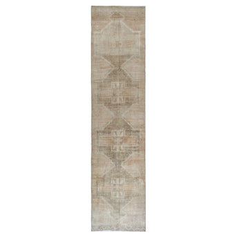 Z1022 Handwoven Vintage Rug 3'1 x 12’8