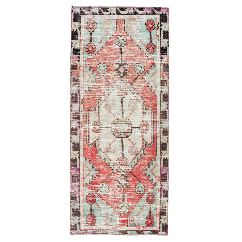 Z1030 Handwoven Vintage Rug 2'5 x 5’8