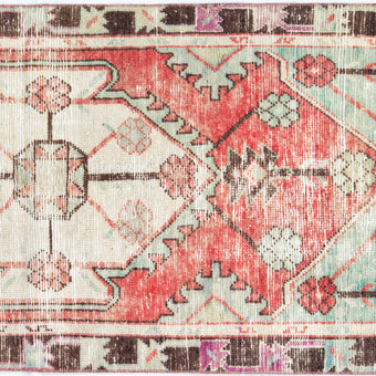 Z1030 Handwoven Vintage Rug 2'5 x 5’8