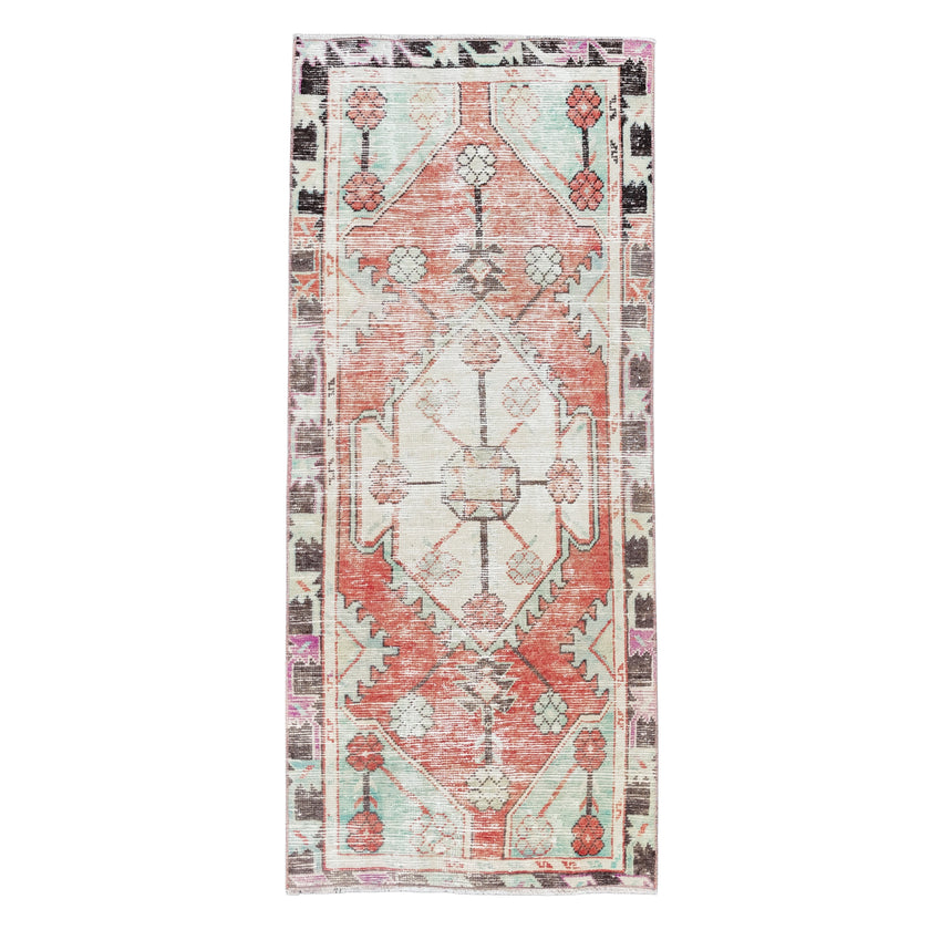 Z1030 Handwoven Vintage Rug 2'5 x 5’8