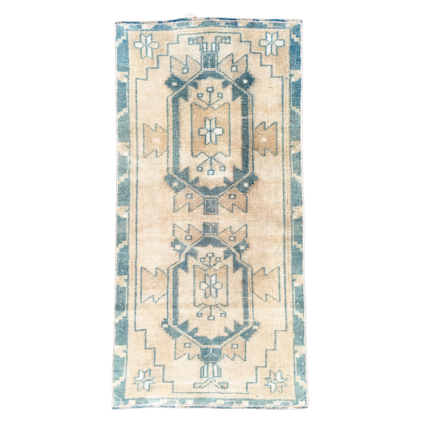 Z1047 Handwoven Vintage Rug 2 x 4’2